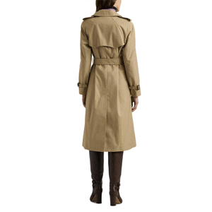 Lauren Ralph Lauren Belted Double-Breasted Trench Coat